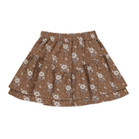 Trixie Top Autumn Rose + Tiered Mini Skirt