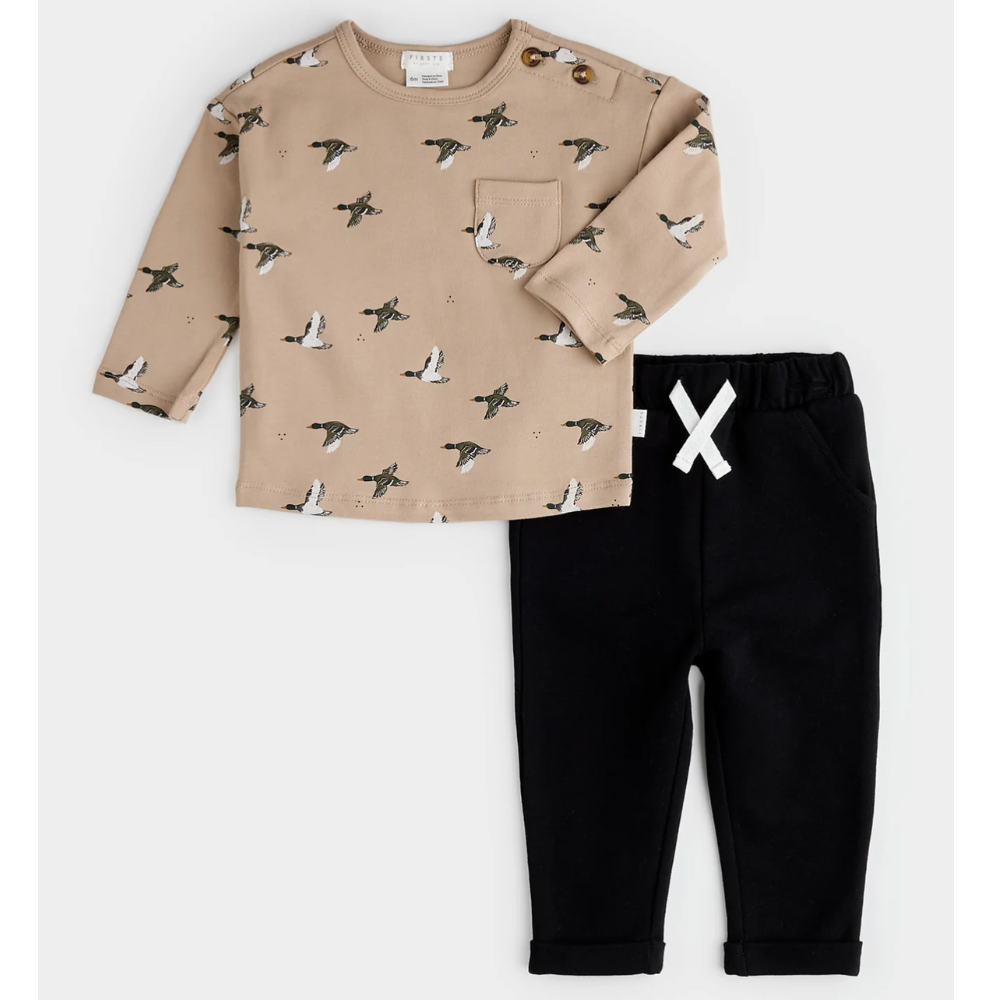 Mallard Print Outfit Set