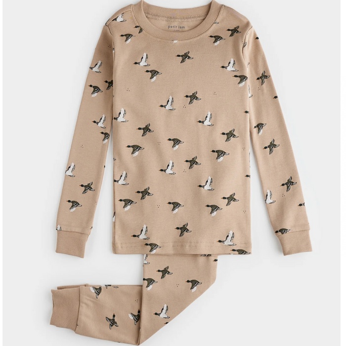 Mallard Print on Sand PJ Set