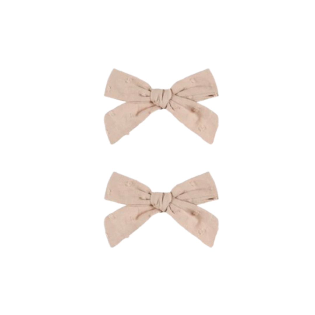 Bows, Set Of 2 || Blush