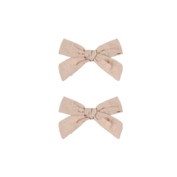 Bows, Set Of 2 || Blush