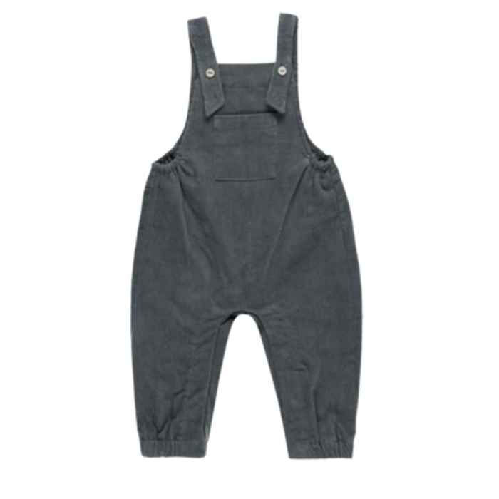 Corduroy Baby Overalls || Indigo