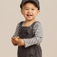 Corduroy Baby Overalls || Indigo