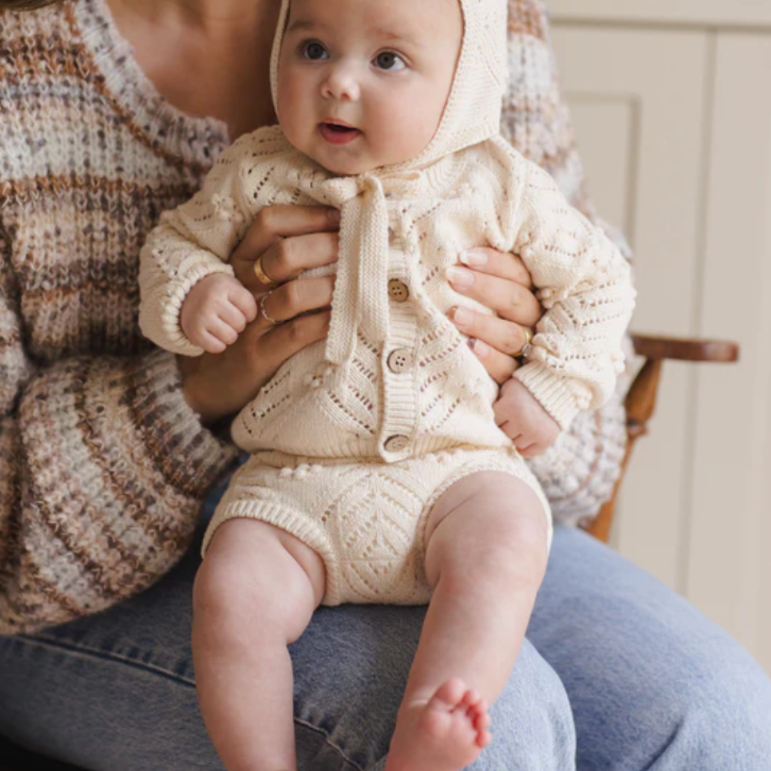 Knit Cardigan || Natural