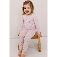 Vintage Rose Long Sleeve Pj Set