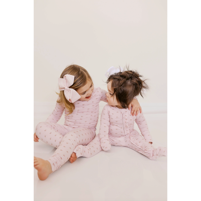 Vintage Rose Long Sleeve Pj Set