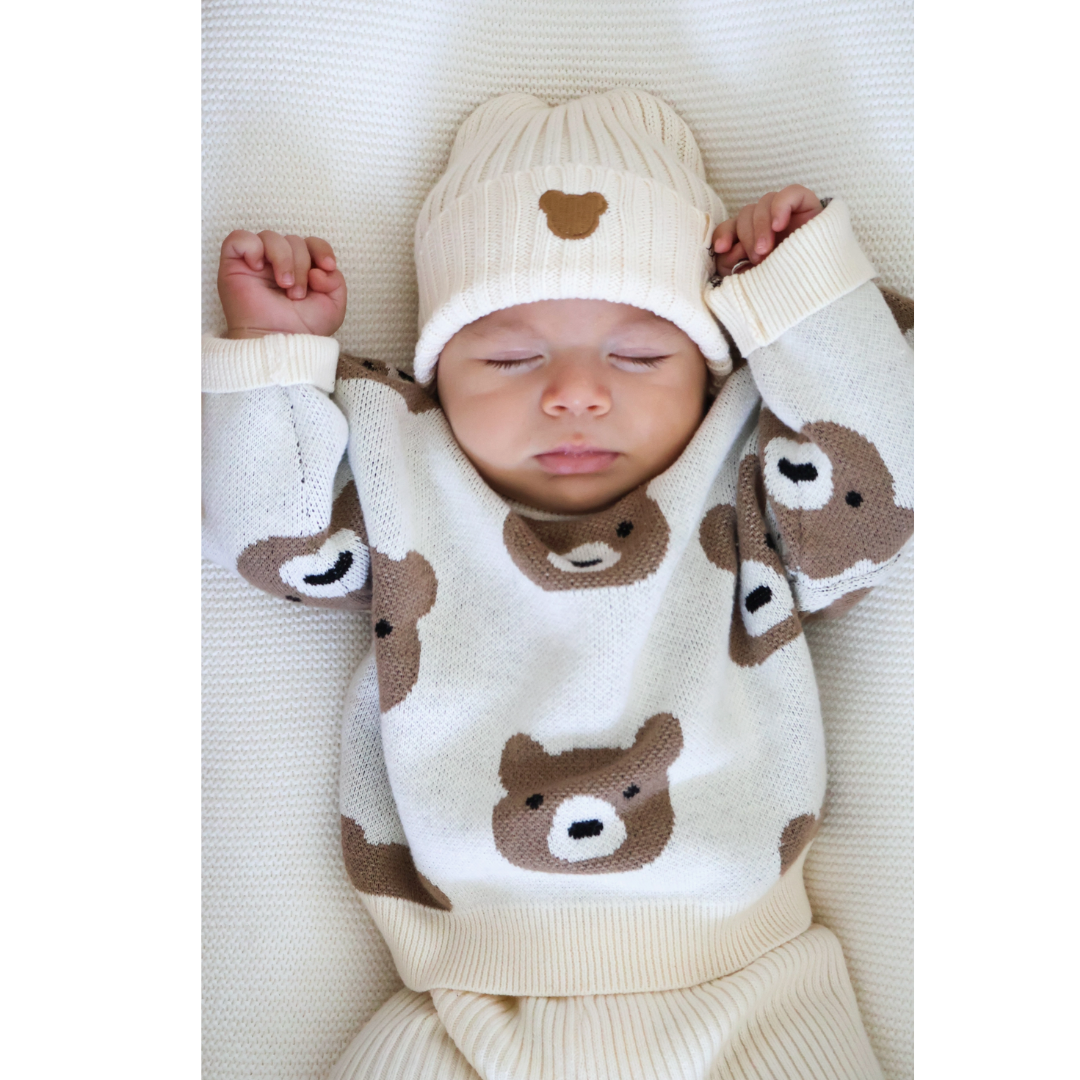 Little Bear Jacquard Sweater