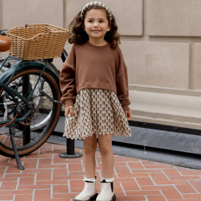 Sweatshirt Dress || Vintage Bloom