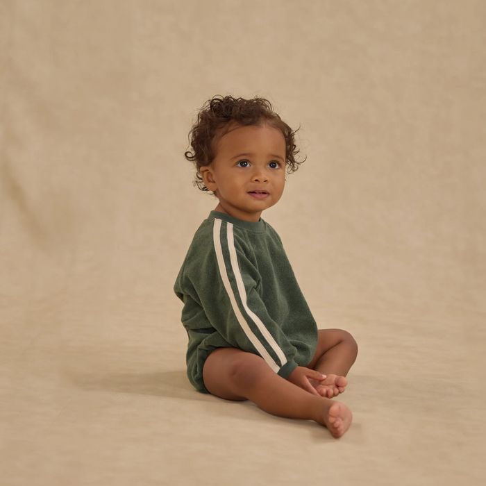 Crewneck Romper || Green