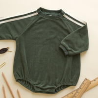 Crewneck Romper || Green