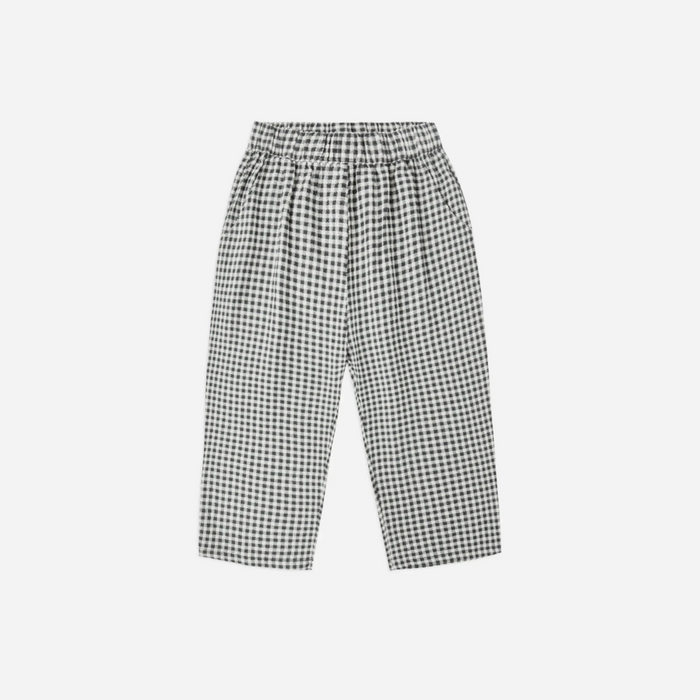 Palmer Pant || Black Gingham