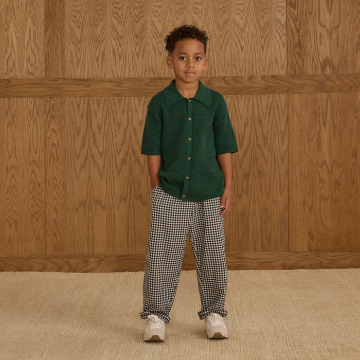 Palmer Pant || Black Gingham