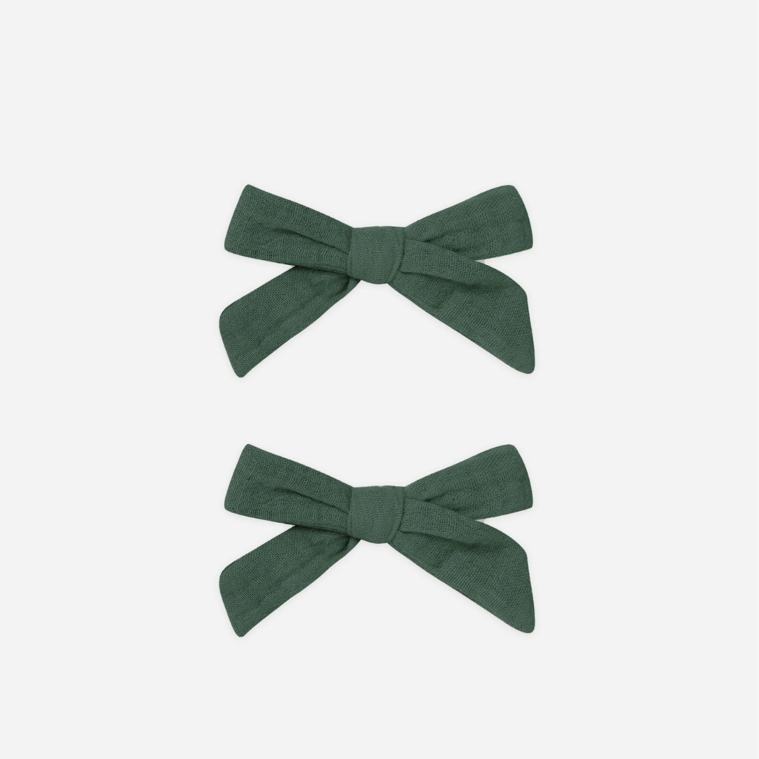 Bows, Set of 2 || Green
