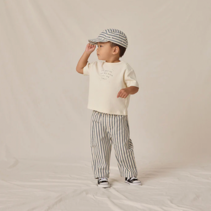 GRAYSON PANT || OCEAN PINSTRIPE