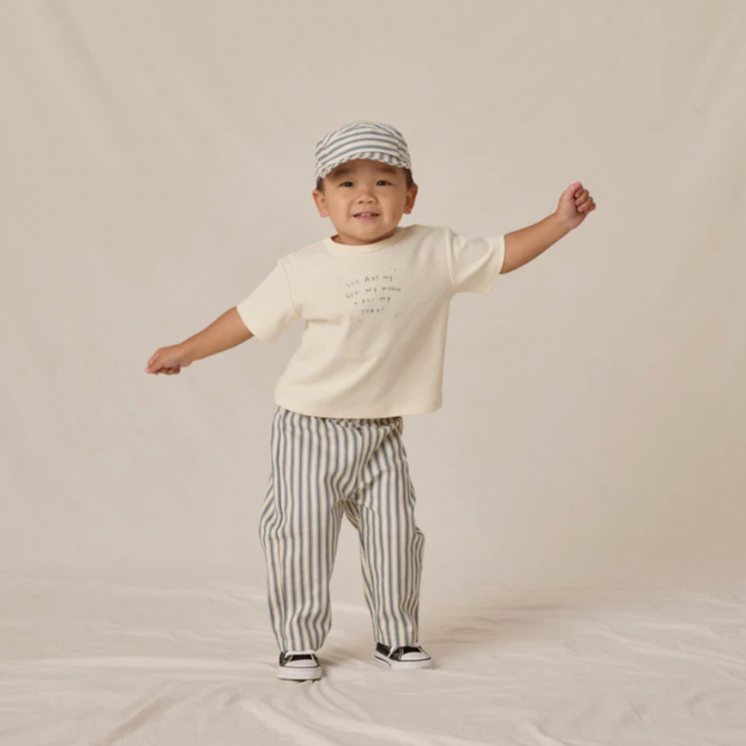GRAYSON PANT || OCEAN PINSTRIPE
