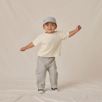 GRAYSON PANT || OCEAN PINSTRIPE