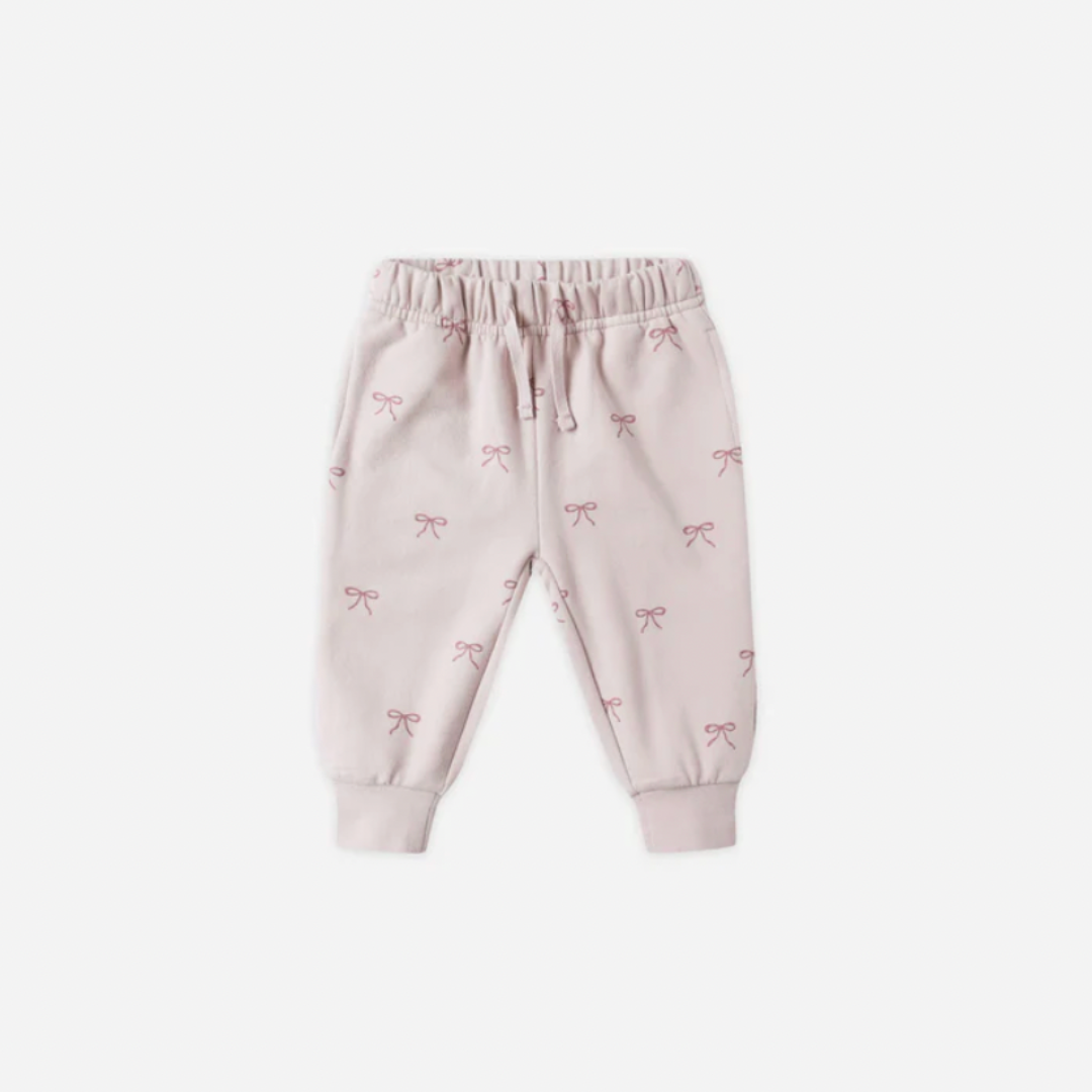 RUFFLE FLEECE SWEATSHIRT+SWEATPANTS || BOWS