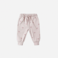RUFFLE FLEECE SWEATSHIRT+SWEATPANTS || BOWS