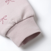 RUFFLE FLEECE SWEATSHIRT+SWEATPANTS || BOWS
