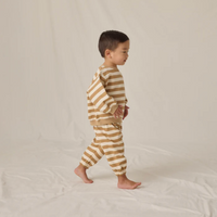 OVERSIZED CREW SWEATSHIRT+SWEATPANTS || GOLD STRIPE
