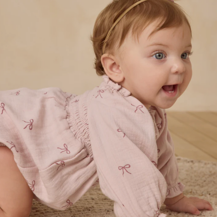 EDEN ROMPER || BOWS