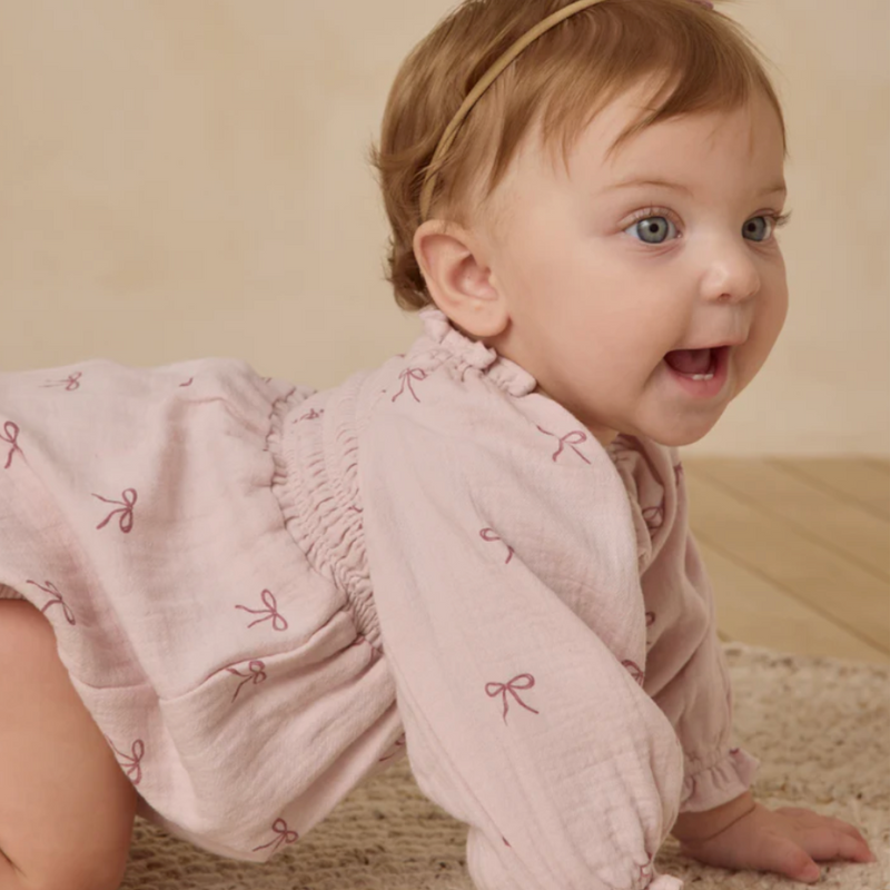 EDEN ROMPER || BOWS