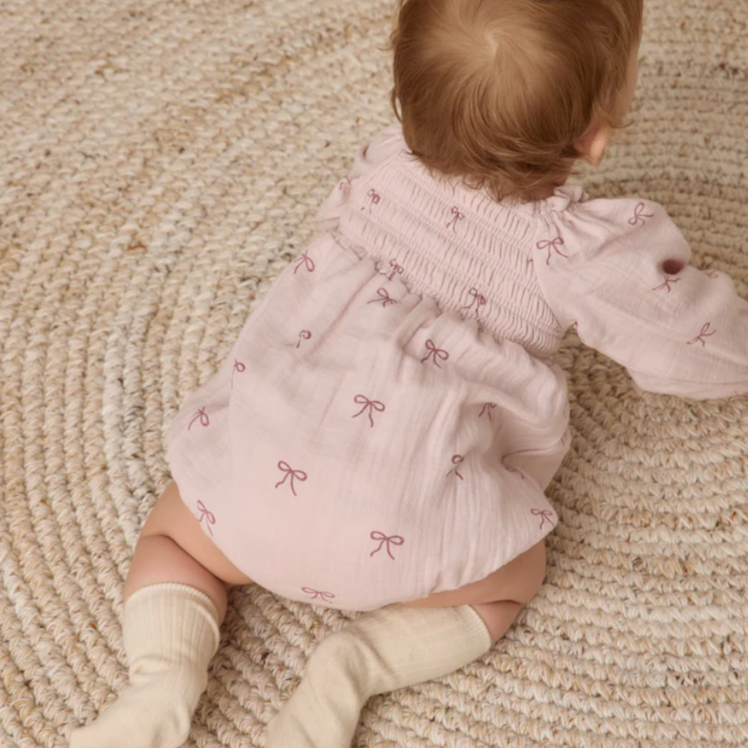 EDEN ROMPER || BOWS