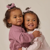 BOW W. CLIP, SET OF 3 || MULBERRY, OCEAN, LILAC