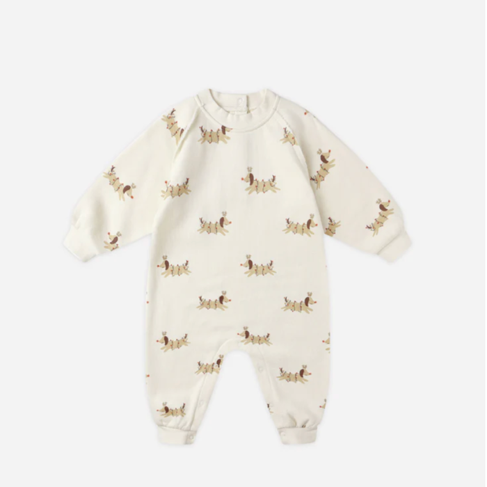 RAGLAN JUMPSUIT || CHRISTMAS DOGS
