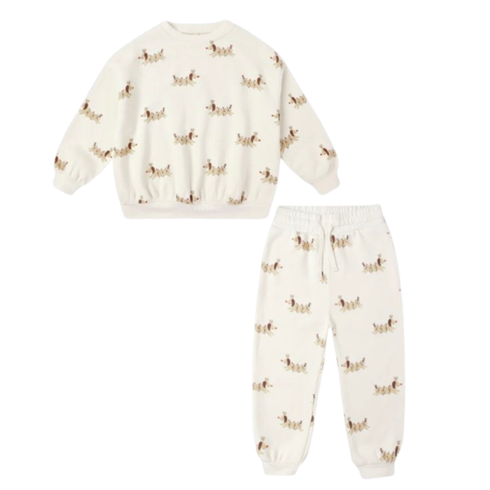 RELAXED SWEATSHIRT + JOGGERS || CHRISTMAS DOGS