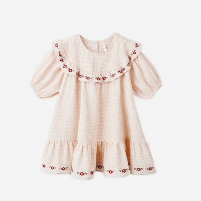 CORDELIA DRESS || PETAL GINGHAM