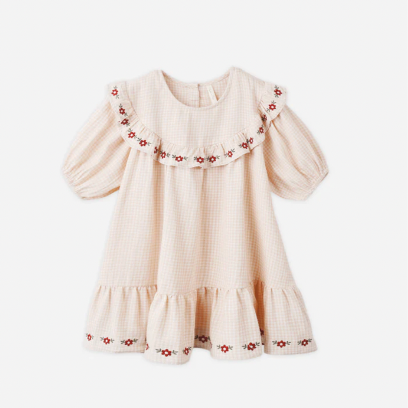 CORDELIA DRESS || PETAL GINGHAM