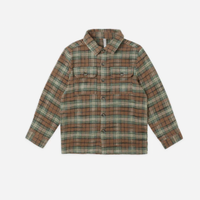 POCKETED FLANNEL SHIRT || HOLIDAY PLAID