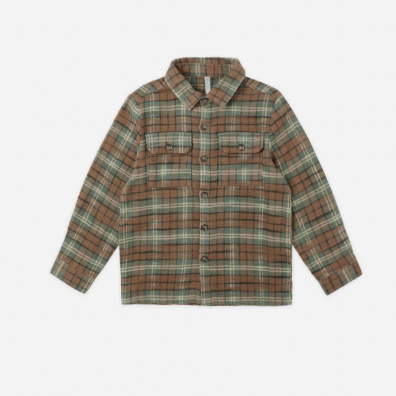 POCKETED FLANNEL SHIRT || HOLIDAY PLAID