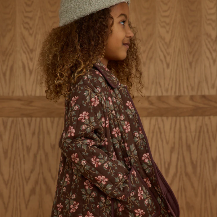 CLARA COAT || WINTER FLORAL