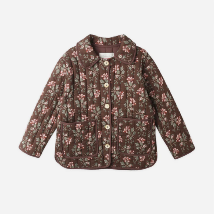 CLARA COAT || WINTER FLORAL