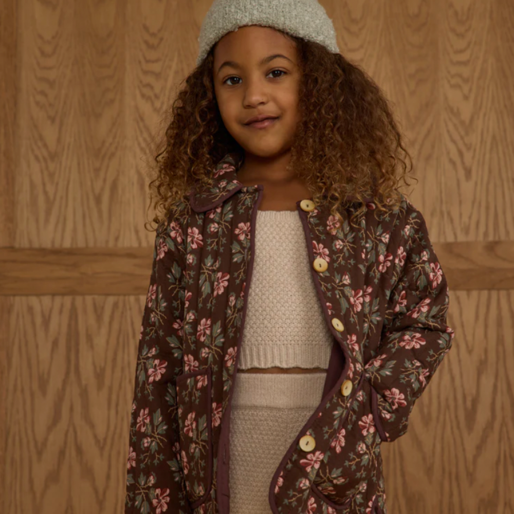 CLARA COAT || WINTER FLORAL