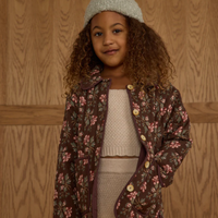 CLARA COAT || WINTER FLORAL