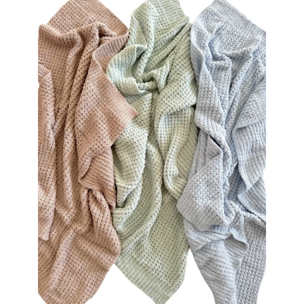 Phufy® Bliss Waffle Blanket- Desert Tan