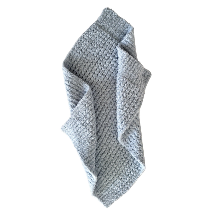 Phufy® Bliss Waffle Mini Blanket- Baby Blue