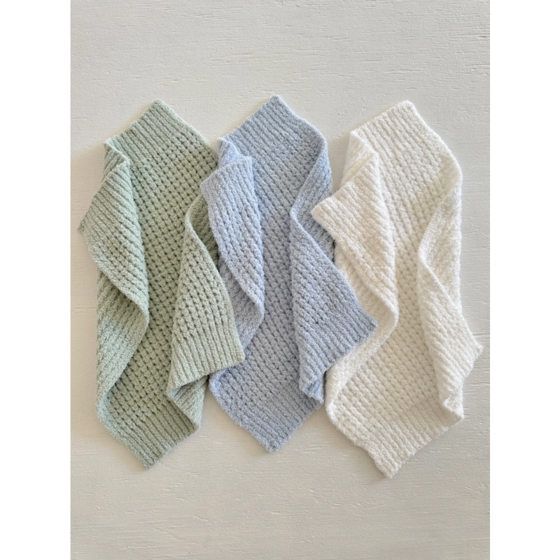 Phufy® Bliss Waffle Mini Blanket- Baby Blue