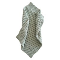Phufy® Bliss Waffle Mini Blanket, Mist Green