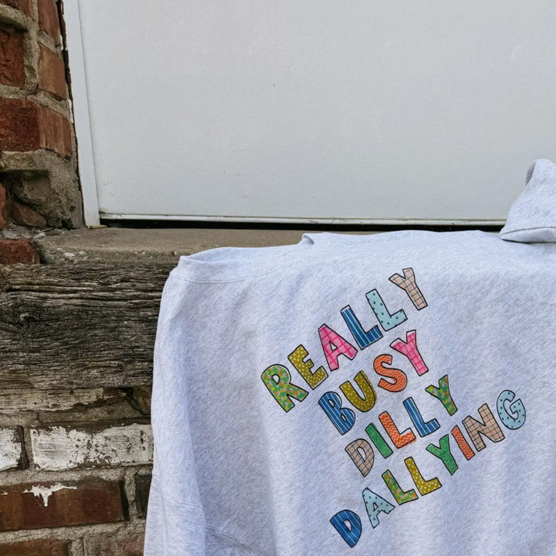 Women Dilly Dallying Sweatshirt - Ash