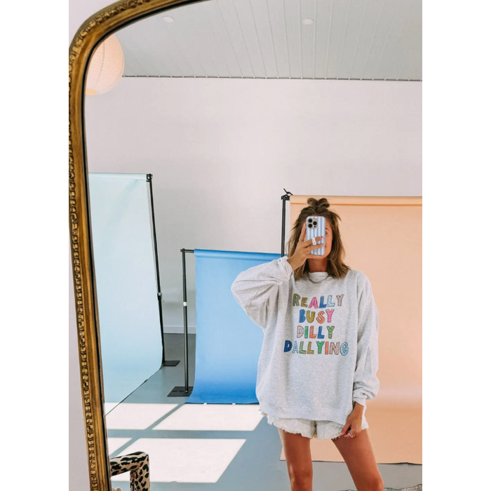 Women Dilly Dallying Sweatshirt - Ash