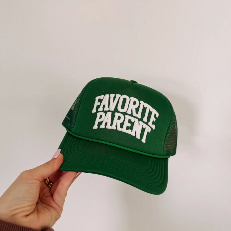 Favorite Parent Trucker Hat - Green