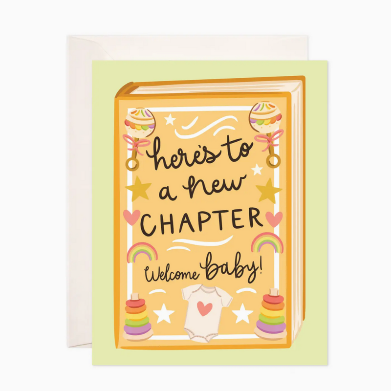 Baby Chapter Greeting Card - New Baby Card
