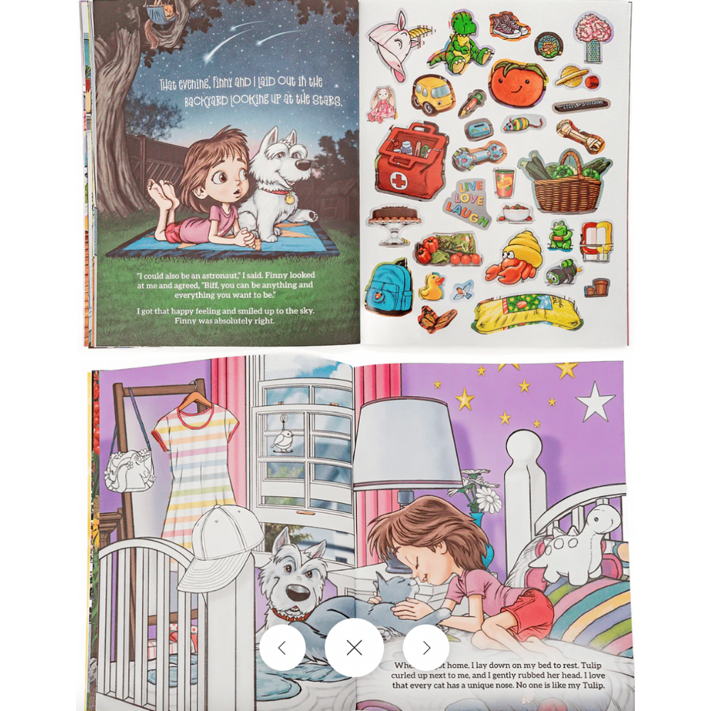 Finny and The Biff Story Sticker Books Be Amazing