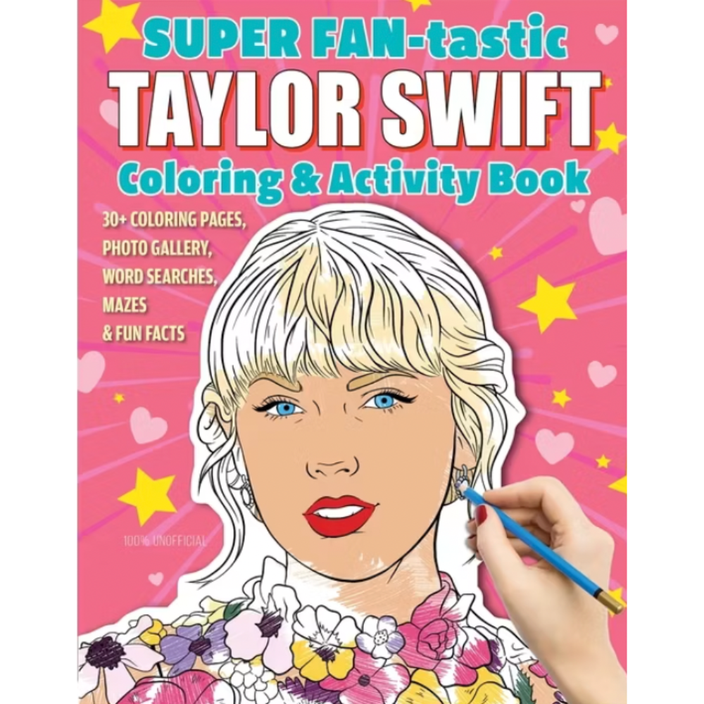 Super Fan-Tastic Taylor Swift Coloring & Activity Book