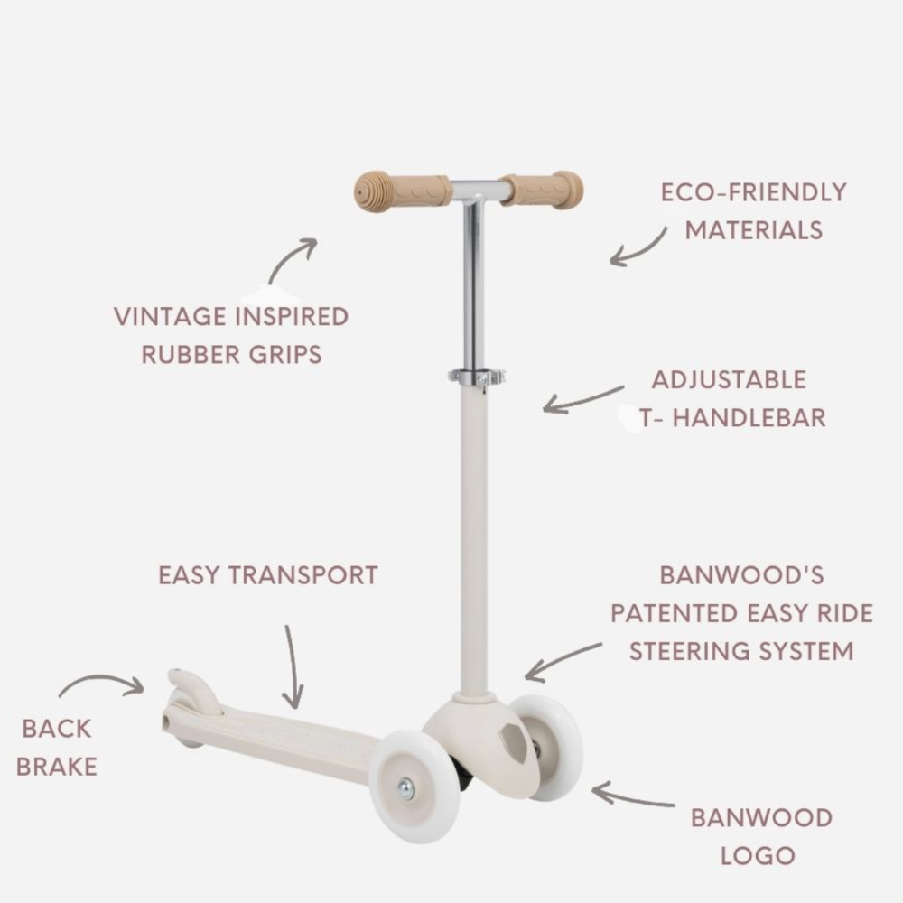 Banwood Eco Scooter - Ivory