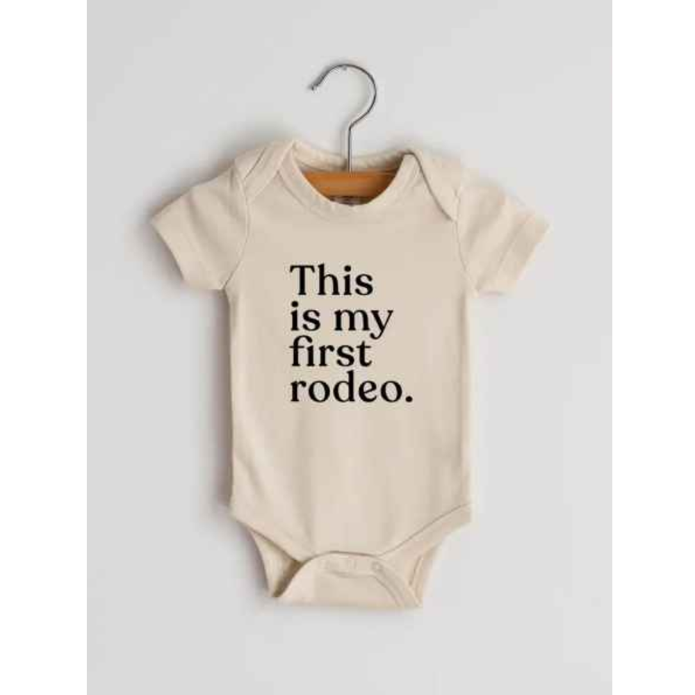 This Is My First Rodeo Modern Baby Bodysuit